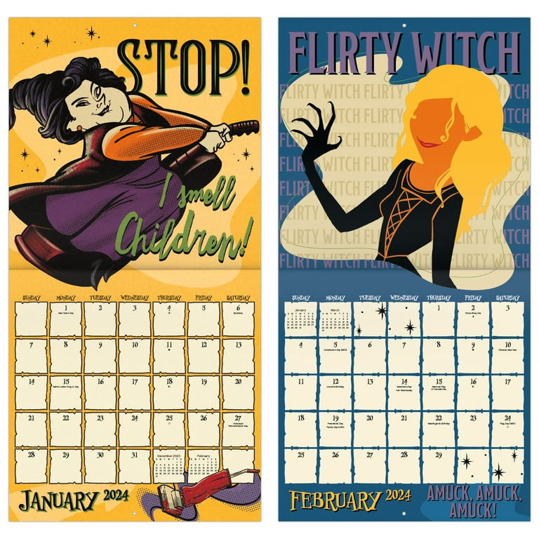 DateWorks 2024 Disney Lilo & Stitch Mini Wall Calendar