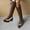 Brown, variant on Summer Saving Clearance AXXD High-Heels Knee High Boots,Booties Over-the-Knee Womens Boots Teacher Comfort Christmas Womens Shoes Dressy Casual 2024 Women Shoes For Clearence
