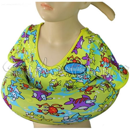 UPC 608939469112 product image for SwimWays Yellow Cartoon Shark Unisex Kid's Rubber Tube Swim Trainer | upcitemdb.com