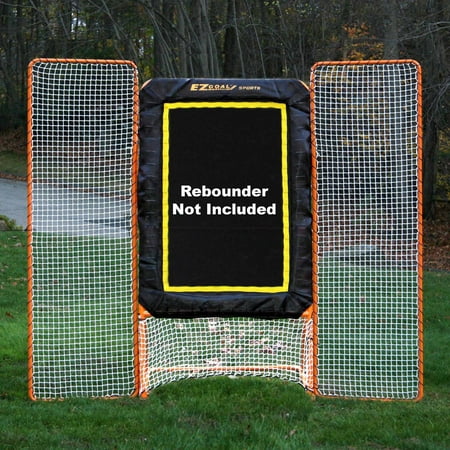 EZgoal Monster Lacrosse 11' x 8' Backstop Rebounder Fits All 6' x 6' Goals and EZgoal Pro 4' x 8' Spring