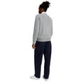 thumbnail image 4 of Jersey Tommy Hilfiger liso con cuello redondo para hombre, gris, HTR, talla S, 4 of 5