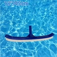 thumbnail image 5 of Heavy-Duty Swimming Pool Cleaning Brush Head with Curved Design for Efficient Floor & Wall Surface Scrubbing, Blue Plastic Construction UKHBMC | Blue, 5 of 7