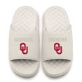 thumbnail image 2 of Unisex ISlide Cream Oklahoma Sooners Tonal Pop Motive Slide Sandals, 2 of 5