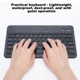 thumbnail image 5 of Teclado USB Amonsee con inglés Ruso 80 Teclado Bluetooth 10.1 Ligero Impermeable Inalámbrico Ultra Ancho Delgado a Prueba de Polvo, 5 of 5
