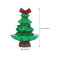thumbnail image 5 of 10 piezas Mini adornos para árboles de Navidad resina rústica decoración navideña en miniatura, 5 of 5