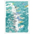 thumbnail image 3 of Stellar Design Studio 15x18 Black Modern Framed Museum Art Print Titled - Surfs Up 1, 3 of 5