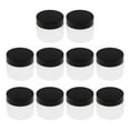 thumbnail image 3 of Tarro para mascotas con tapa redonda apilable, reutilizable, ligero, transparente, latas de cocina para 10 Uds 30ml, 3 of 9