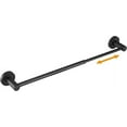 thumbnail image 2 of Gzxs Adjustable 15.8-27.6 Inches Bath Towel Bar for Bathroom SUS304 Stainless Steel Towel Holder, Hotel Style Wall Mount with Screws Hand Towel Bar, Towel Rack Rod Hanger, Matte Black, 2 of 7