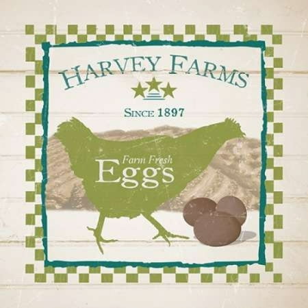 - Harvey Farms Eggs Poster Print by Diane Stimson