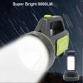 thumbnail image 3 of Linterna LED Reflector 2 modos 8000LM Luz Lámpara de mano, 3 of 5