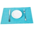 thumbnail image 5 of Hariumiu 45x30cm Heat Insulation Non-slip Placemat Dining Table Bowl Dish Cup Pad Mat-Red, 5 of 5