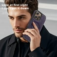 thumbnail image 5 of Allytechgroup iPhone 16 Pro Max Wallet Case Compatible with MagSafe, PU Leather Folio Card Holder RFID Blocking Shockproof Flip Cover Hidden Closure Phone Case for Apple iPhone 16 Pro Max, Purple, 5 of 8
