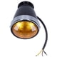 thumbnail image 5 of Faro Retro de motocicleta de 12V y 4 pulgadas, carcasa redonda negra, lente amarilla, Universal para todas las motos antiguas, 5 of 8