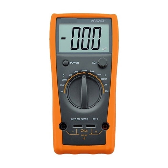 Digital Intelligent Tester Inductance VC6243+ Handheld Capacitance Meter High-Precision LCR Bridge Meter ,Easy to Use