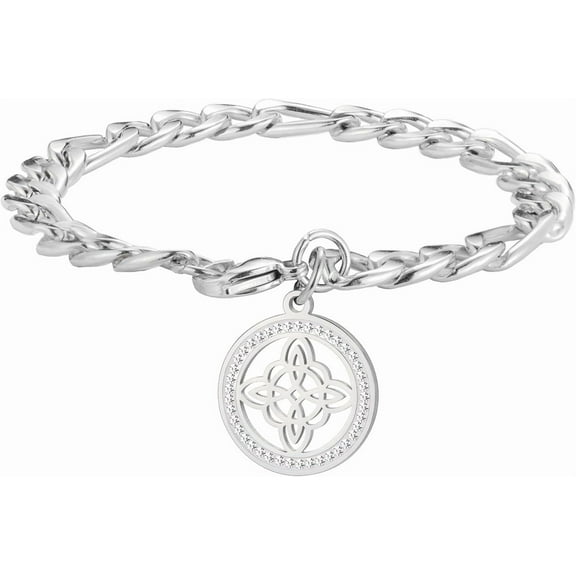 Witches Knot Bracelet for Women Rhinestone Celtic Knot Anklet Nudo De Bruja Good Luck Triquetra Trinity Wicca Jewelry Irish Gifts