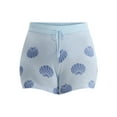 thumbnail image 5 of No Boundaries Intarsia Knit Shorts Coverup, 2.5'' Inseam, Women's, 5 of 5