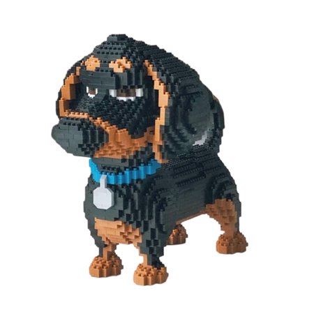 CUTEHELPER Building Block Animals Mini Dog Micro Dogs Animal Set DIY 3D Toys Bricks for Kids Or Adult 2100 Pieces
