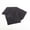 Black, variant on Flocked Polka Dot Organza Decorative Napkins, Set of 12 (Silver)
