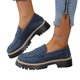 thumbnail image 1 of Mocasines Cómodos para Zapatos Con Punta Redonda Plataforma Ortopédica Antideslizantes Transpirables Viajes Al Aire Libre, 1 of 9