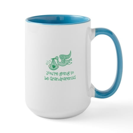

CafePress - Going To Be Grandparents Mugs - 15 oz Ceramic Large White Novelty Mug