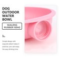 thumbnail image 4 of KAKOWELY Cuenco de agua para perros al aire libre, dispensador de agua portátil para mascotas, bebedero colgante para mascotas, 4 of 4