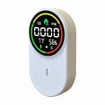 thumbnail image 1 of Detector de Gas CO 4 en 1, Temperatura y Humedad, Monóxido Carbono Doméstico, Potente Carbono, Enchufe Estadounidense., 1 of 5