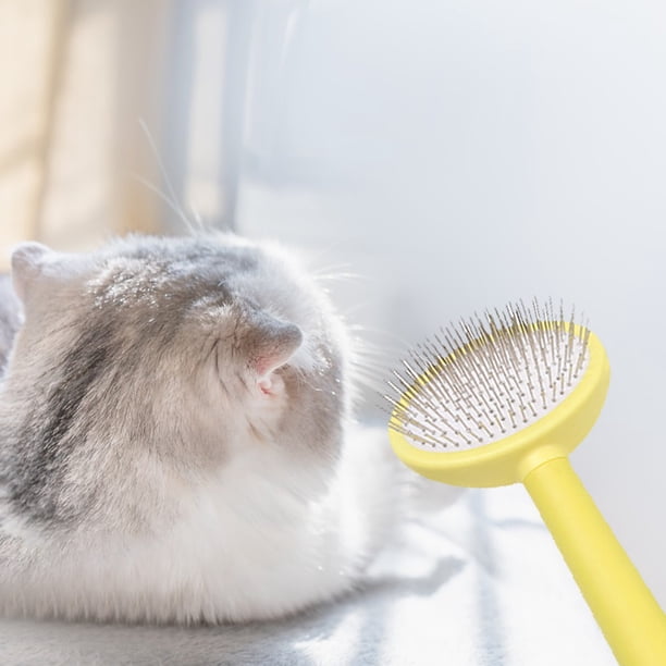 RKSTN cat Grooming Brush Pet Grooming Brush Double Sided Shedding And Dematting Undercoat Rake Comb For Dogs And Cats Extra Wide Dog Grooming Brush Dog Shedding Brush