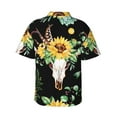 thumbnail image 3 of Goofa Hawaiian Shirt for Men, Unisex Summer Beach Casual Short Sleeve Button Down Shirts,Aloha Tropical Floral print shirt-, 3 of 9