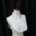 thumbnail image 4 of Media Camisa Desmontable Sunnimix Cuello Falso De Encaje Floral Para Mujer, 4 of 8