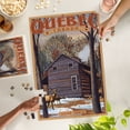 thumbnail image 4 of Lantern Press 1000 Piece Jigsaw Puzzle, Quebec, Canada, Sugar Shack, 4 of 5