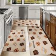 thumbnail image 6 of Floral Kitchen Rugs Sets of 3, Non Slip Kitchen Rugs and Mats Washable Farmhouse Kitchen Rugs Floral Kitchen Floor Mat Carpet Runner Rugs for Hallway Laundry Room, 6 of 12