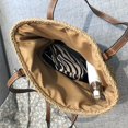 thumbnail image 5 of Kukuzhu Straw Beach Bag, Summer Straw Woven Tote Bag Beach Purse Weaving Shoulder Handbags for Vacation, 5 of 7