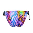 thumbnail image 3 of Women's Low Rise Tie String Bikini Swim Bottoms Cheeky Brazilian Swimsuit Bottoms, 3 of 5