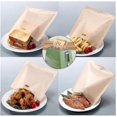 thumbnail image 2 of Non-stick Reusable Toaster Bag, 6 Washable Teflon Toast Bags,16*16.5cm, 2 of 4