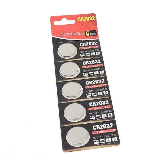 Pile Bouton CR2032, compatible avec Montre Télécommande Calculatrice CR 2032