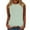 Mint Green, variant on Dyfzdhu Tank Tops for Women Striped Crew Neck Sleeveless Shirts Casual Loose Fit Summer Tops Red