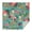 BoxerDog and Pioneer, variant on Doberman Dog Pattern with Pioneer Flower Square Tablecloth,Waterproof Square Table Cover,Wipeable Spillproof Washable Table Cover for Home Kitchen Party Decor 42"X42"(107x107cm)