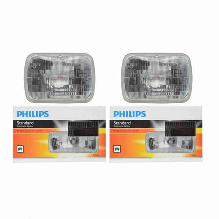 2 pc Philips 6052C1 Headlight Bulbs compatible with 18521