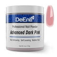 thumbnail image 1 of Polvo de uñas acrílico DeEnti Dark Pink 120 ml para manicura, 1 of 9