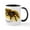 White/Black Inside, variant on CafePress - Mexican Red Kneed Tarantula Mug - 11 oz Ceramic Mug - Novelty Coffee Tea Cup