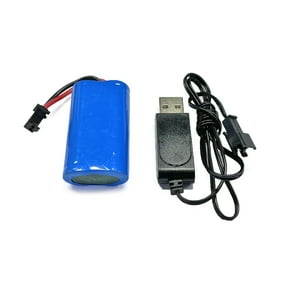 Upgraded Rechargeable Battery 7.4V 500mAh High Capacity Modified Battery for 1:10 Scaled RC Toy Crawler Accessory Spare