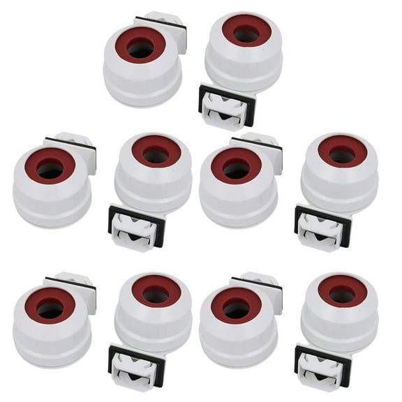 10pcs  500V 2A G5-F288G T5 Light Socket G5 Base Lamp Holder w Cover