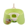 thumbnail image 3 of oshhnii Cat Litter Basin Cat Sandbox Kitten Potty Toilet Bedpan Open Top Pet Litter Tray Green, 3 of 9