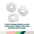 thumbnail image 5 of Safety 1st Parent Grip Door Knob Covers, White, 3 Pack, Toddler, 5 of 8