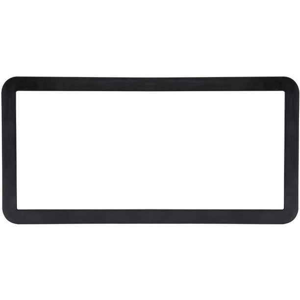 Pilot Automotive WL170E1 Stretchable Flexible Urethane Silicone Rubber Black License Plate