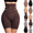 29# Brown, variant on Shapewear Tummy Control Shorts for Women High Waisted Body Shaper Seamless Shaping Thigh Slimmer Under Dress,Complexion 2XL