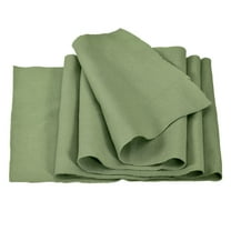 Uxcell Elastic Cuffs Ribbed Trims Cotton Fabric Knit Rib Stretch Tape Cuff Sleeve Waistband for Sewing Light Green 39"x8"