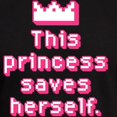 thumbnail image 3 of CafePress - This Princess Saves He Men's Fitted T Shirt (Dark) - Men's Fitted T-Shirt, 3 of 4