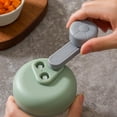 thumbnail image 5 of Sales Today Clearance! Handheld Food Chopper,Vegetable and Meat Grinder,Garlic Chopper,Hand Crank Food Processor for Salsas,Salads,Pesto – 250ml Capacity,FAJHHA, 5 of 6