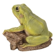 Hi-Line Gift White's Tree Frog, Green